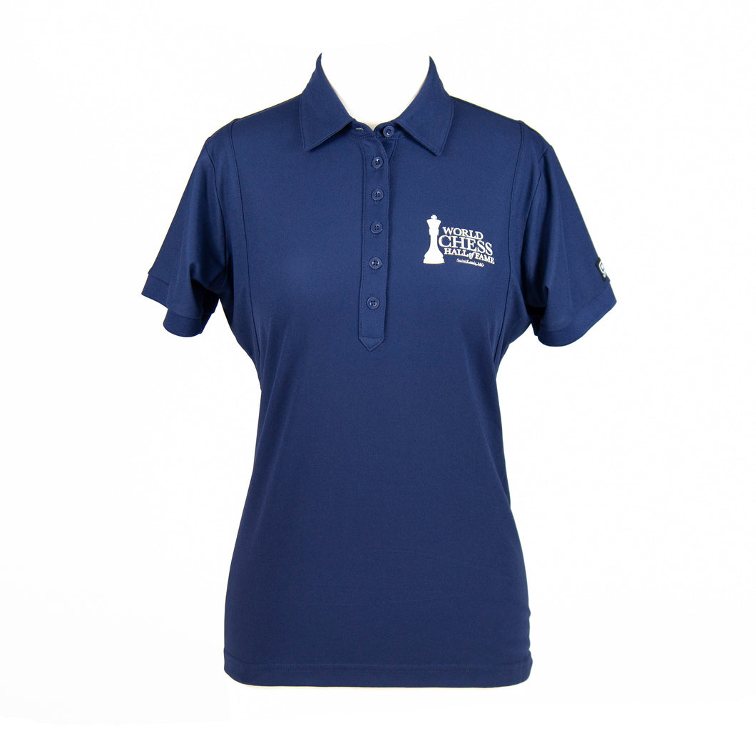 World Chess Hall of Fame Women's Navy Polo