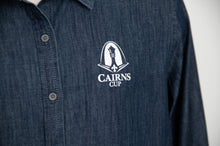 Load image into Gallery viewer, 2024 Cairns Cup Women&#39;s Denim Shirt
