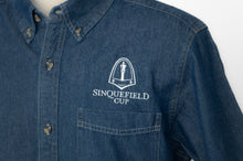 Load image into Gallery viewer, 2024 Sinquefield Cup Men&#39;s Denim Button-Up
