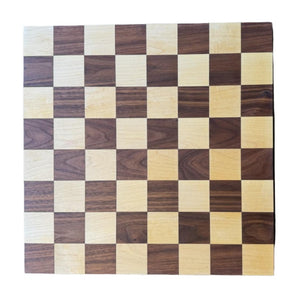 18" Saint Louis Made Walnut & Maple Chessboard