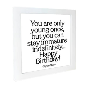 Quotable Cards - Only Young Once