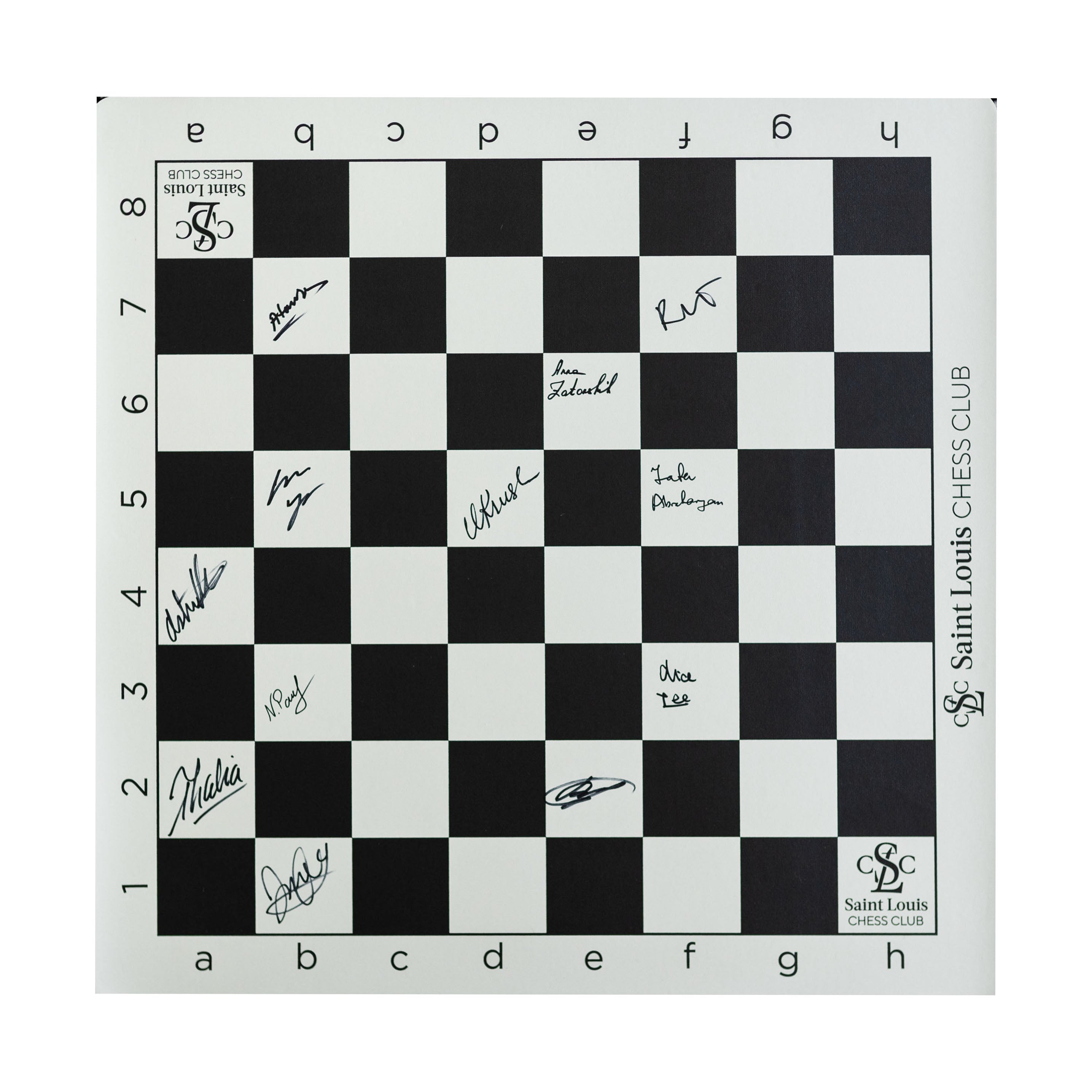 2023 US Chess Championship Wooden Board [Autographed by Women's Field] –  World Chess Hall of Fame