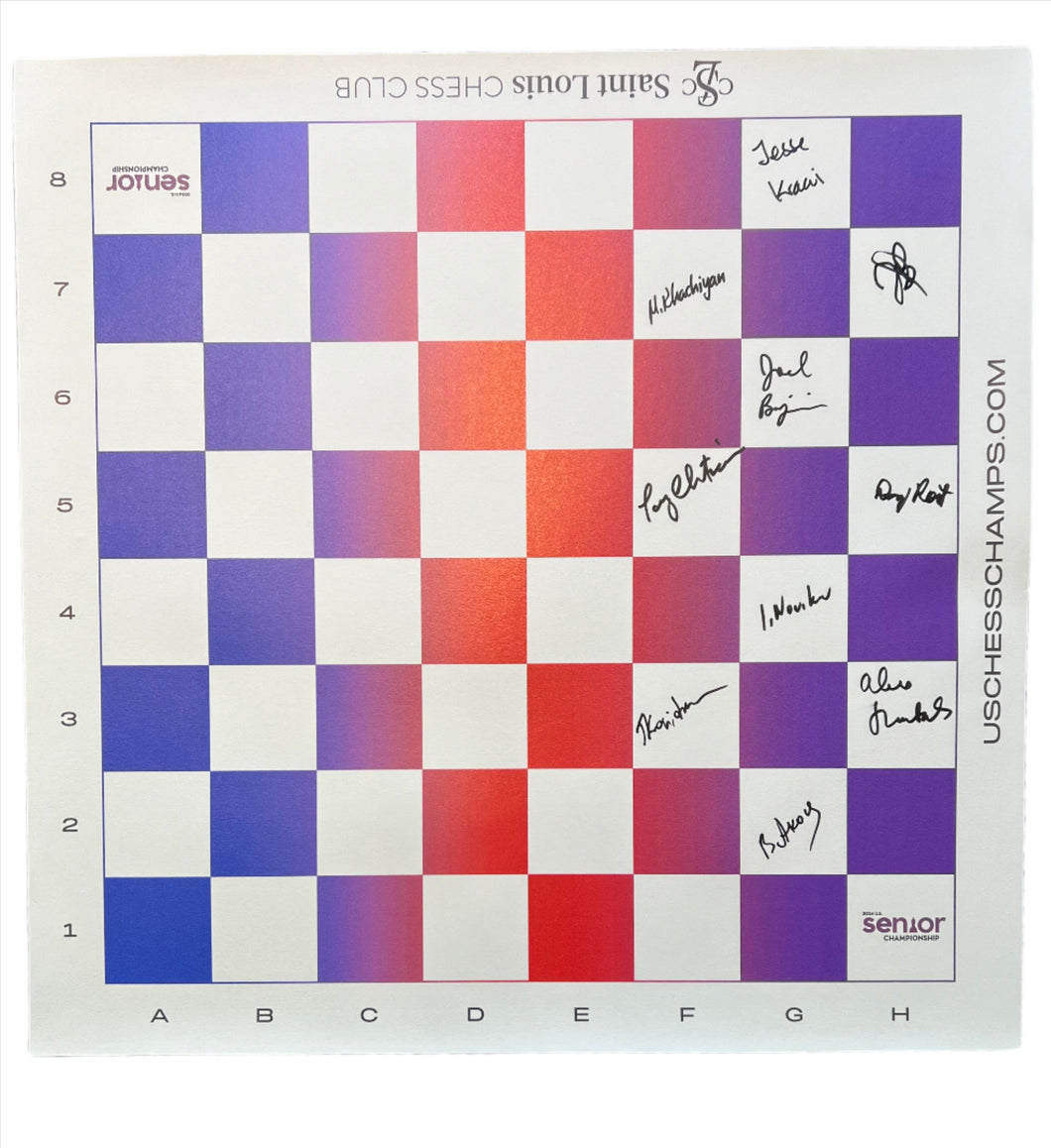 2024 U.S Senior Championship Vinyl Board [Autographed]