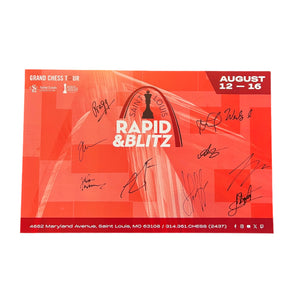 2024 Saint Louis Rapid & Blitz Poster [Autographed]