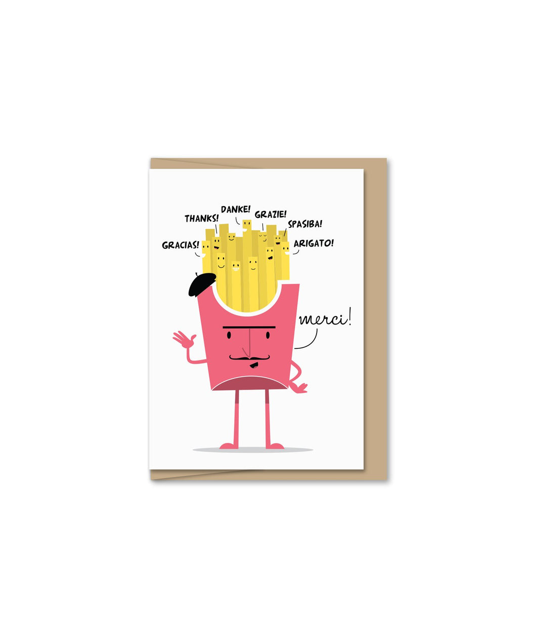 Mini Pomme Frites Greeting Card