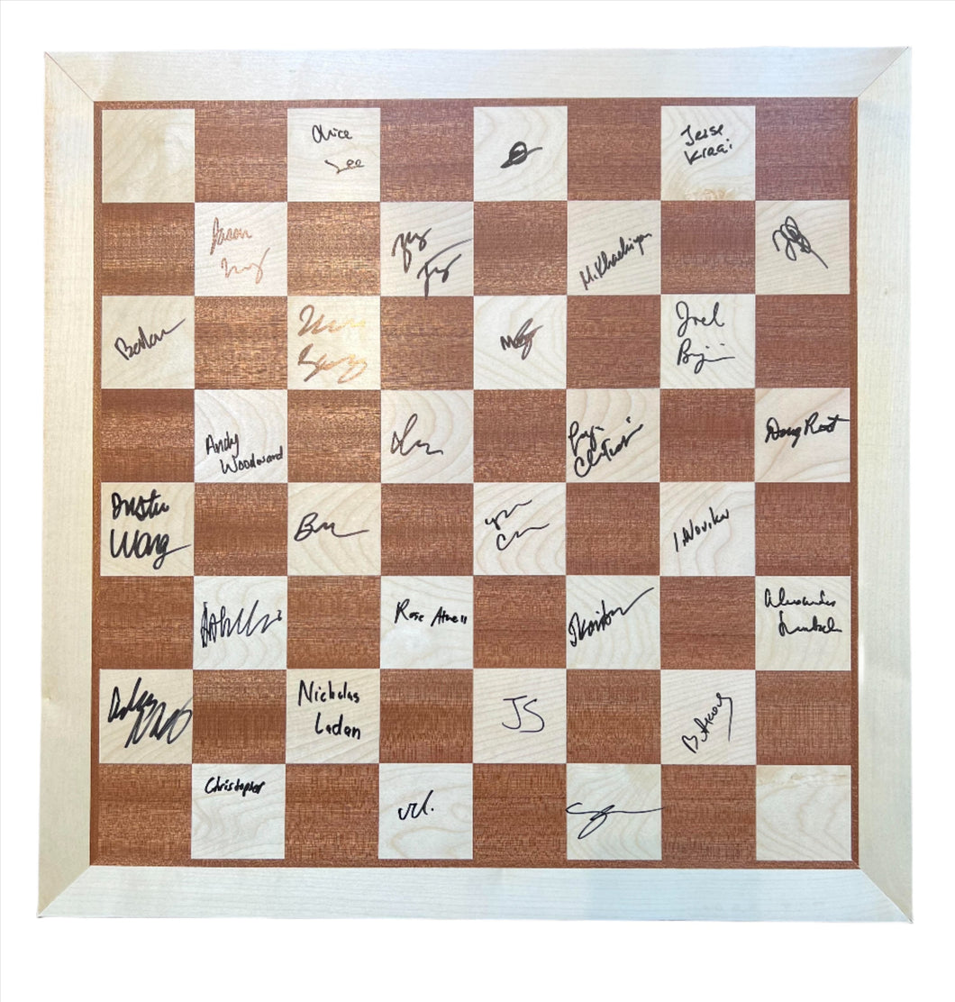 2024 U.S Junior/Senior Championship Wooden Board [Autographed by ALL PLAYERS]