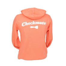 Load image into Gallery viewer, Check Yo Self 2.0 Zip Hoodie - Coral
