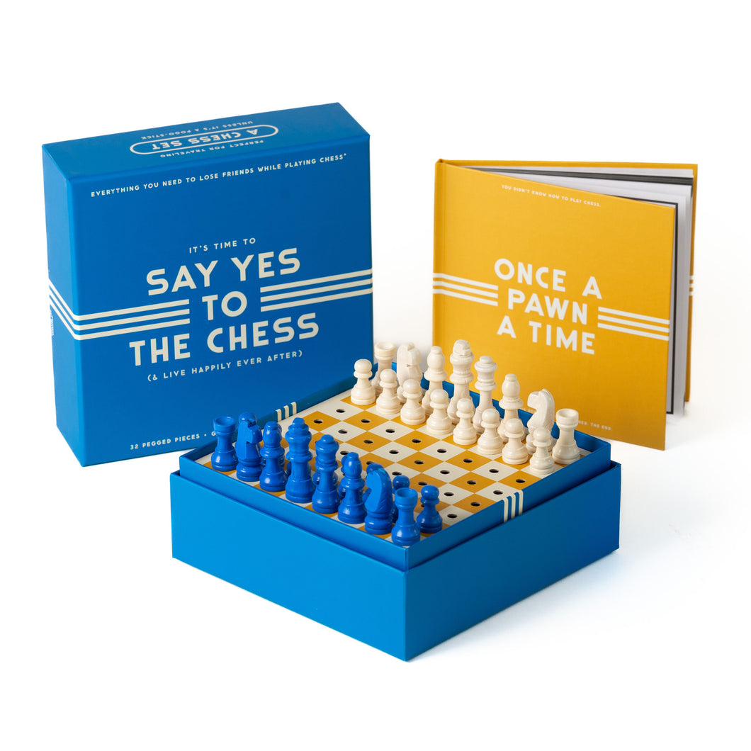 Say Yes to the Chess Game Set