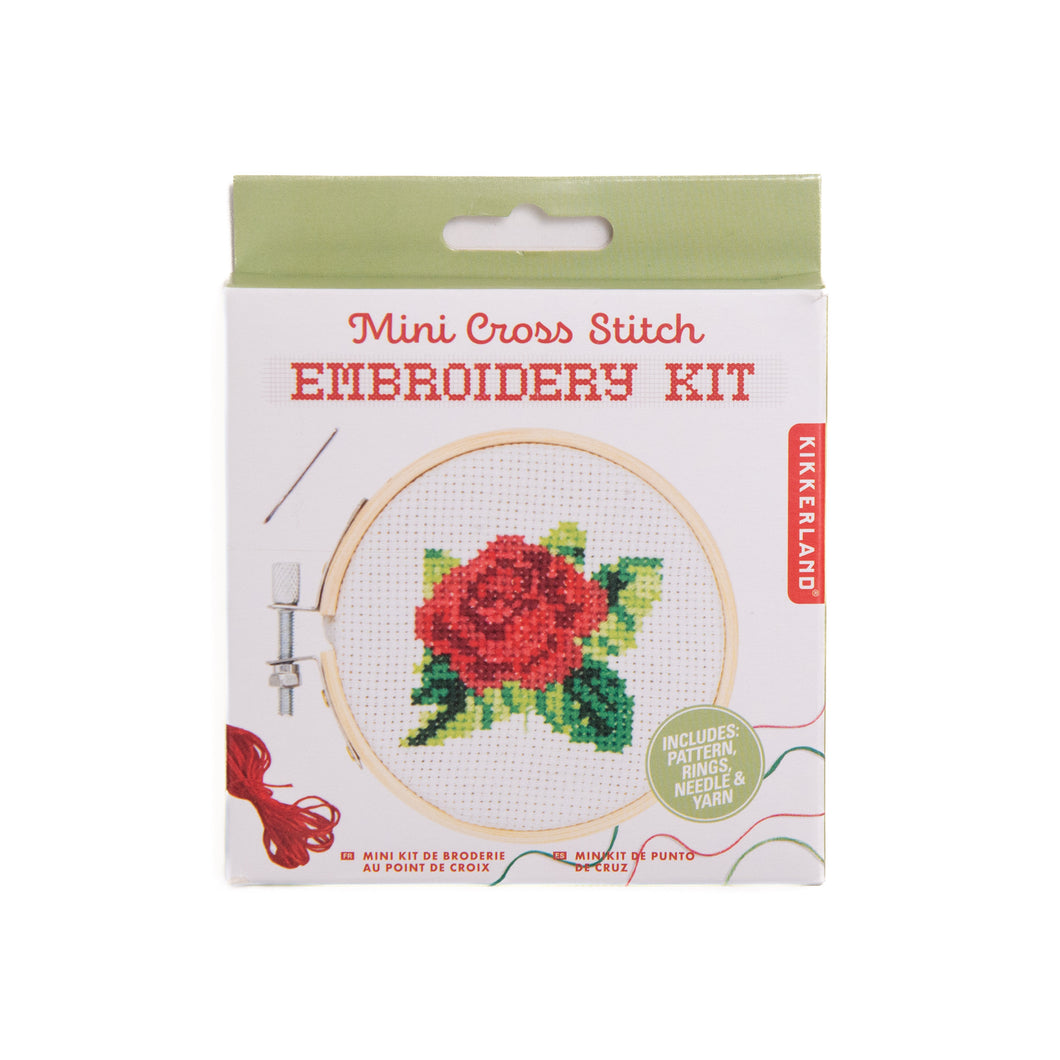 Mini Cross-Stitch Embroidery Kit